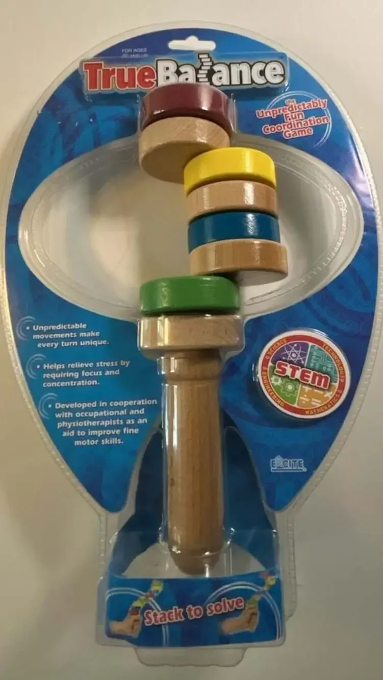 TrueBalance STEM Handheld Wooden Coordination Game